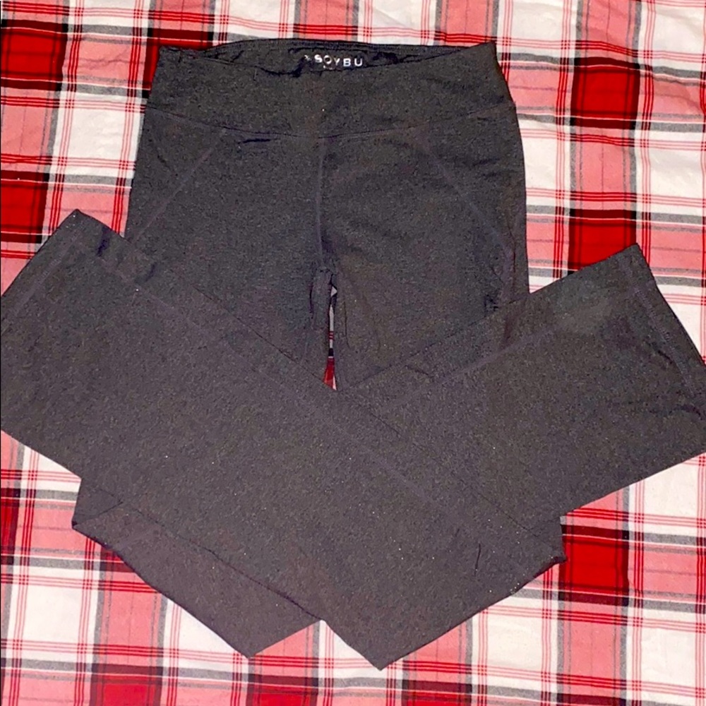 Soybu Yoga Leggings Gray Size Medium